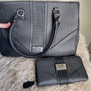 Guess tote with wallet